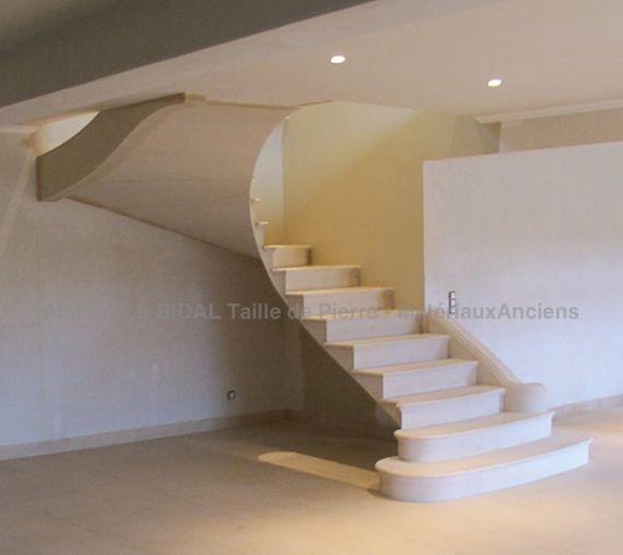 Stone staircase - indoor architecture