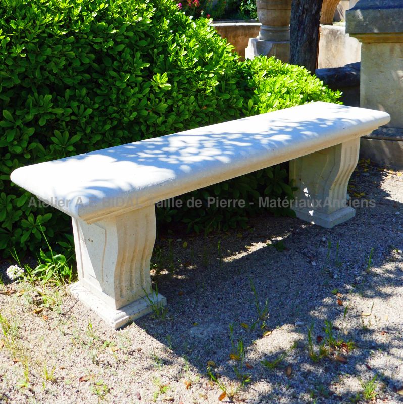 Small stone garden bench deals