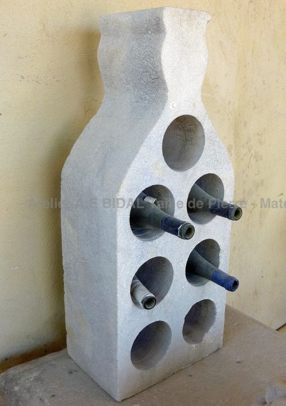 Stone wine holder best sale