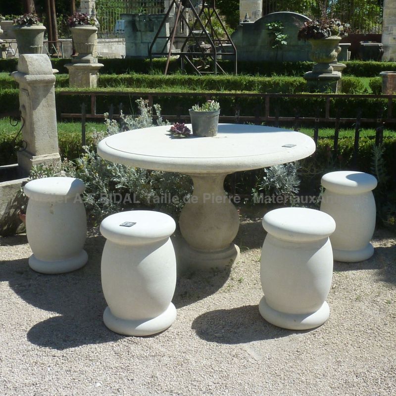 Table En Pierre Exterieur