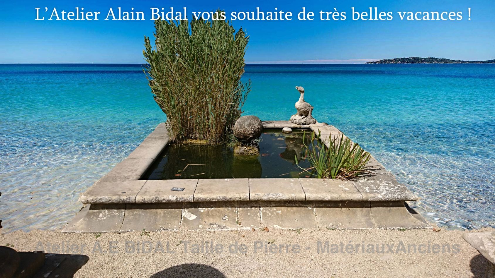 Stone cutter and antique materials' dealer in Provence : Atelier Alain Edouard Bidal